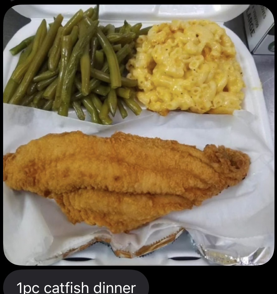 Catfish Dinner (1pc)