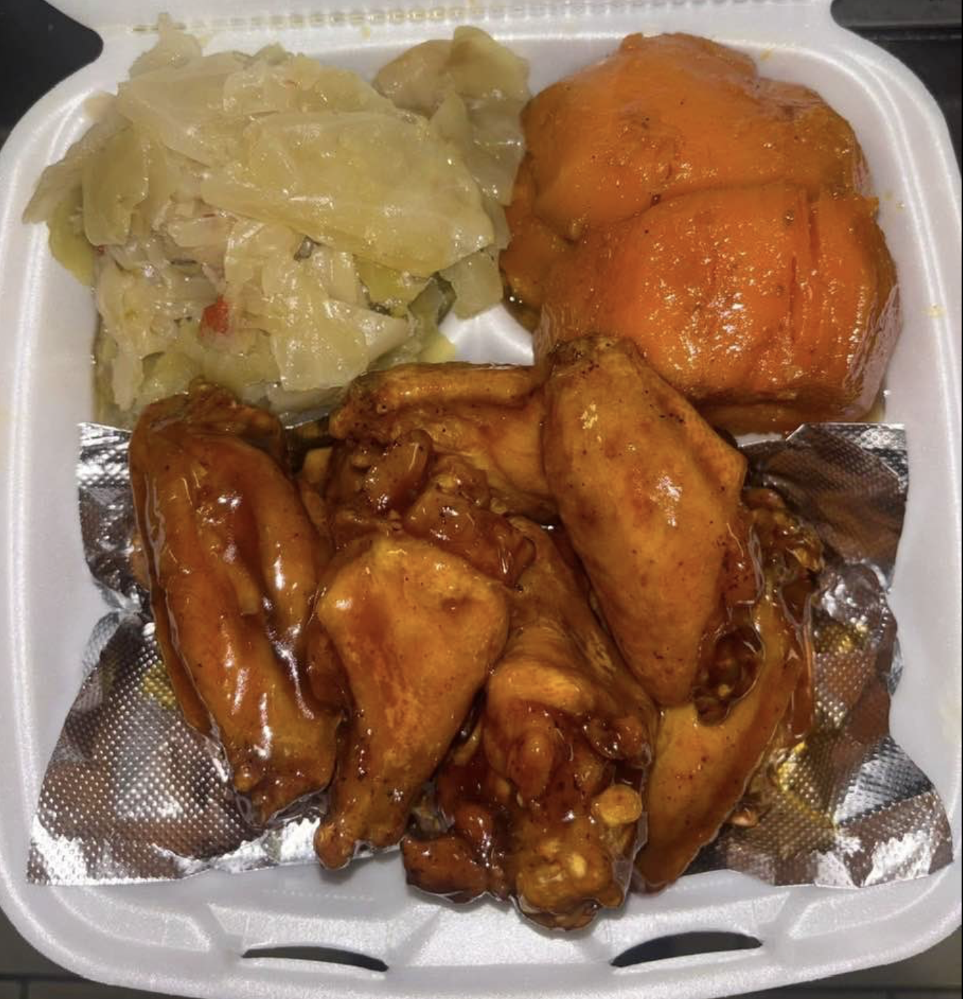 BBQ Wing Dinner (6 Pieces)