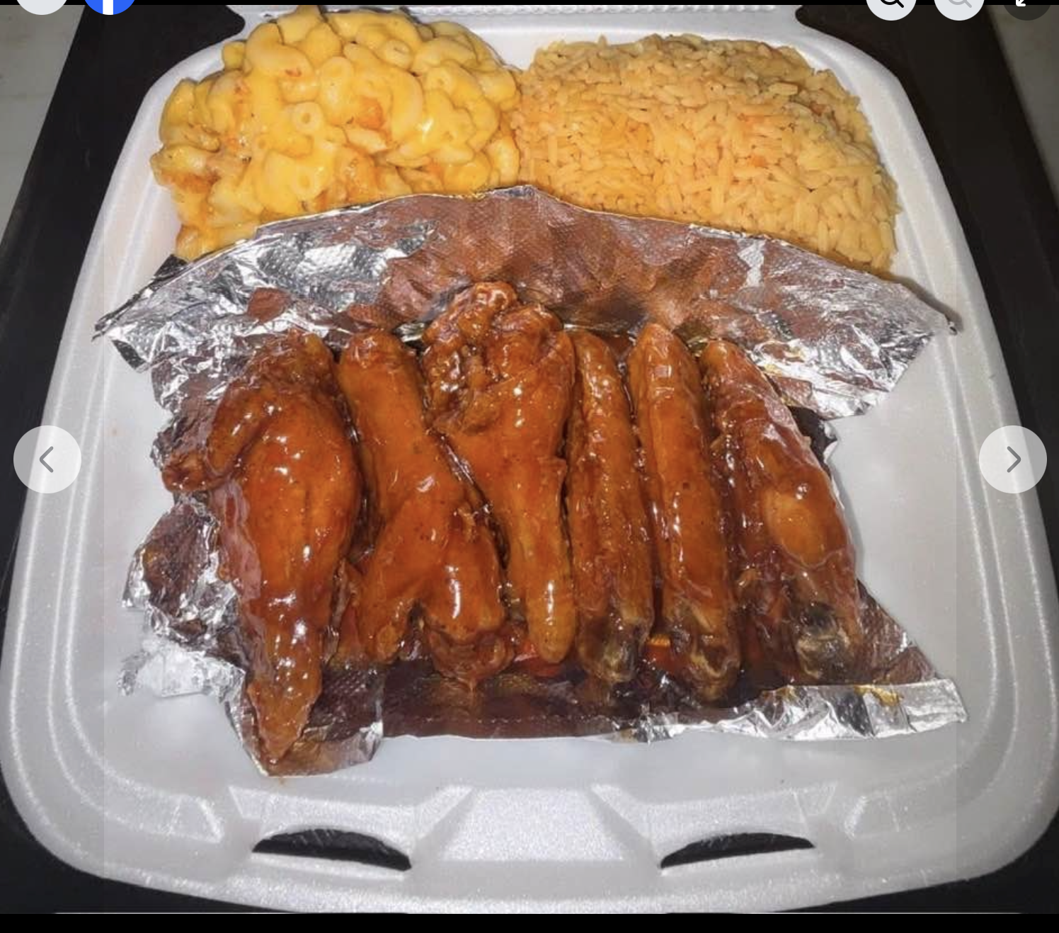 Hot Wing Dinner (6 Pieces)