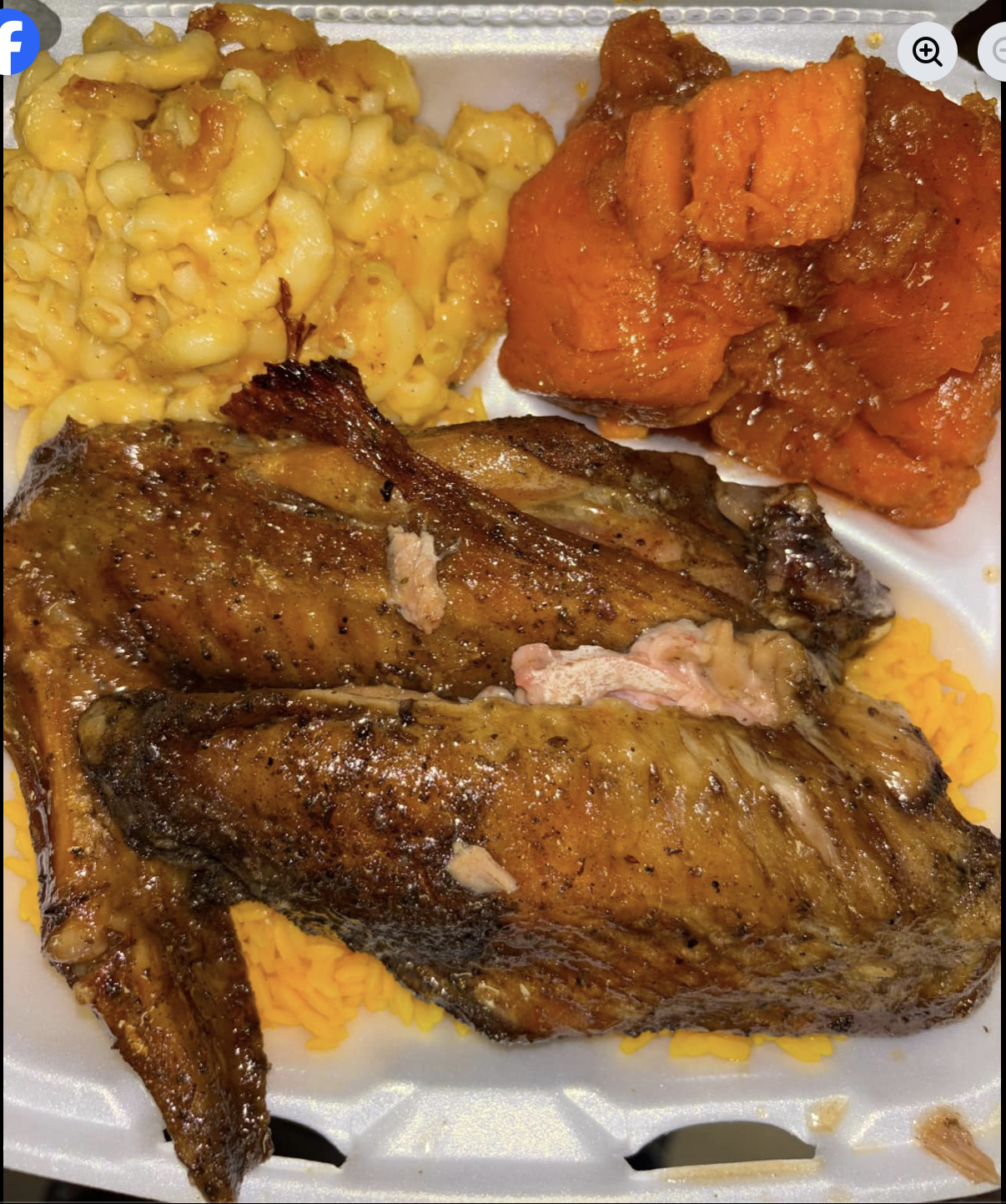 Turkey Wing Dinner